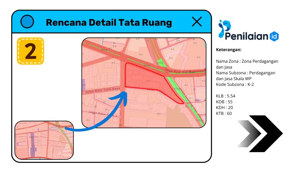Peta dan RDTR Jalan Pacenongan
