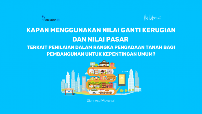 Kapan Menggunakan Nilai Ganti Kerugian dan Nilai Pasar terkait Penilaian dalam Rangka Pengadaan Tanah bagi Pembangunan untuk Kepentingan Umum?