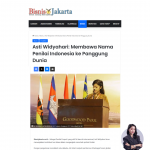 Ni Luh Asti Widyahari di Media Bisnis Jakarta