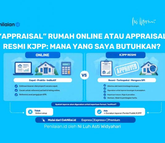 Appraisal Rumah Online atau Appraisal Resmi KJPP Mana yang Saya Butuhkan