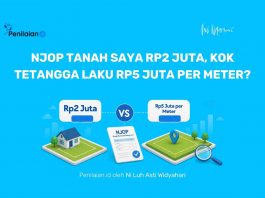 NJOP Tanah Saya Rp2 Juta, Kok Tetangga Laku Rp5 Juta per Meter?